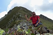 04 La ripida cresta nord-ovest  da salire per il Valegino 